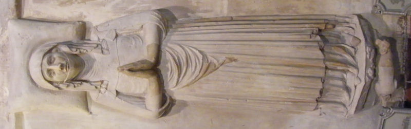 Germany Eisenach - St George effigy C14 Landgrafin Elisabeth von Arnshaugk 1359